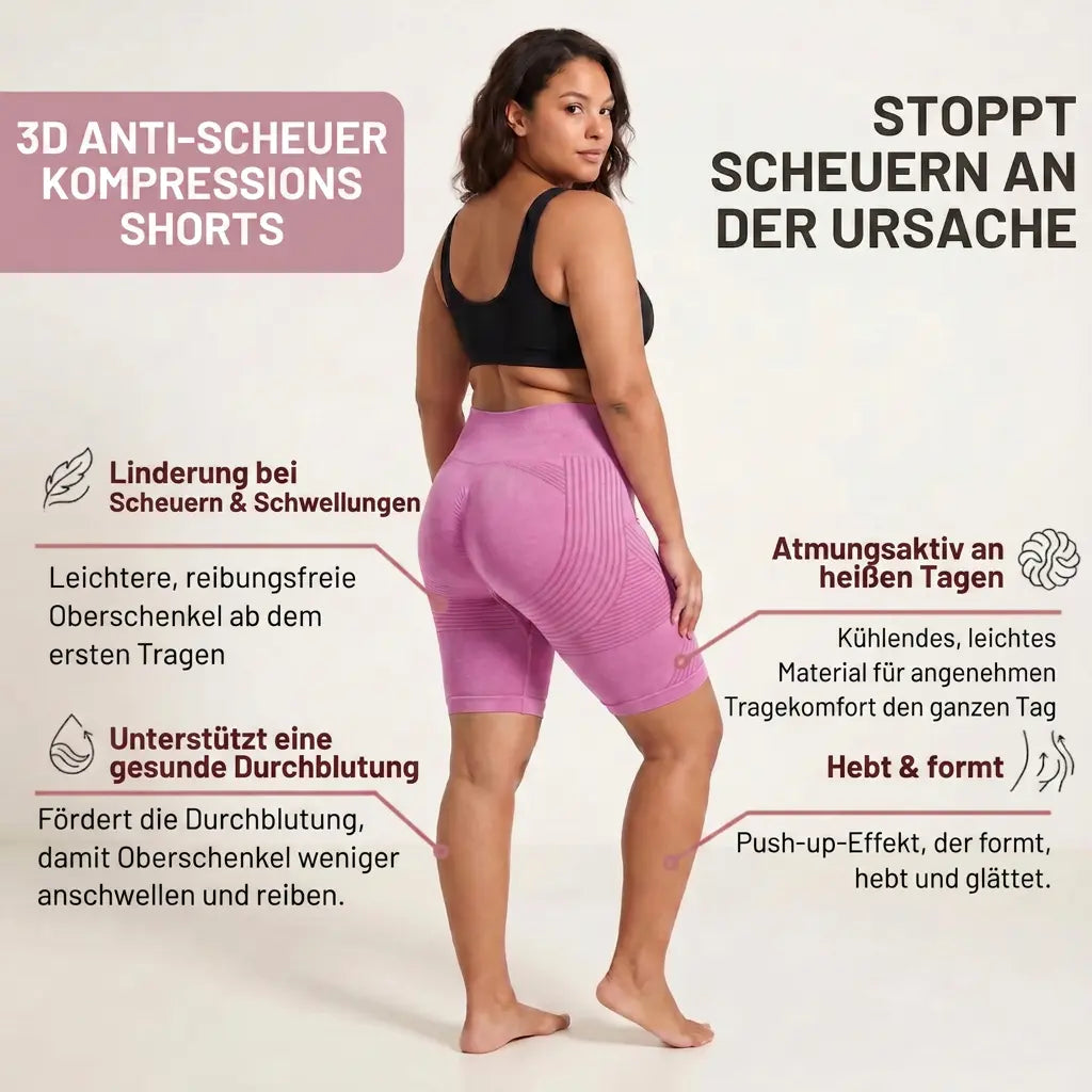 Anti-Scheuer 3D-Radlerhose